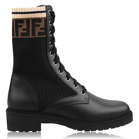 fendi rockoko combat boots|fendi combat boots.